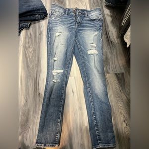 Bke black number 75 skinny jeans 30 x 30